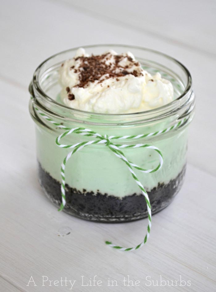 Mini No Bake Grasshopper Pie1